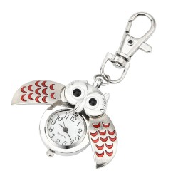 Gorgeous Owl Charm - Unisex - Keychain klocka