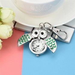 Gorgeous Owl Charm - Unisex - Keychain klocka