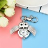 Gorgeous Owl Charm - Unisex - Keychain klocka