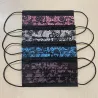 Mouth / ansikte skyddsmasker - disponibel - 3-lager - spetsdesign - 10 - 50 - 100 bitar