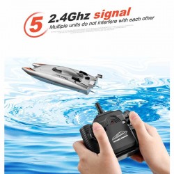 RC båt - 2.4G fjärrkontroll - hög hastighet