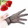 Fishnet handskar - tunn nylon spets - UV-bevis