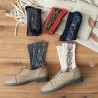 Embroidery Flower Socks - Ethnic Style - Kvinnor