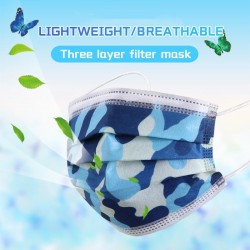 Disponibel ansiktsmask 50pcs/bag - Nonwoven - 3 Layer