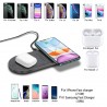 2 in 1 Qi Wireless Charger - Samsung S20 - S10 - Double Fast Charging PadChargers