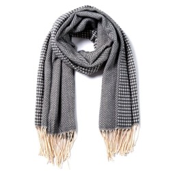 Elegant varm scarf med tassels