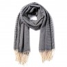Elegant varm scarf med tassels