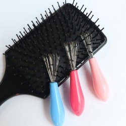 Hårborste / kamma renare - mini hårborttagning gafflar