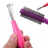 Hårborste / kamma renare - mini hårborttagning gafflar