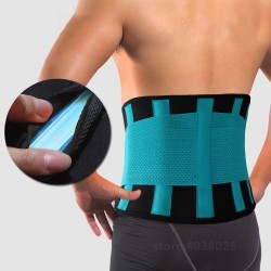 Back Brace - Waist Belt - Spine Support - Unisex - Andningsbar