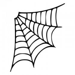 Spider web - bil klistermärke