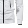 Varm hoodie med zipper - lång ärm - polka-dot print