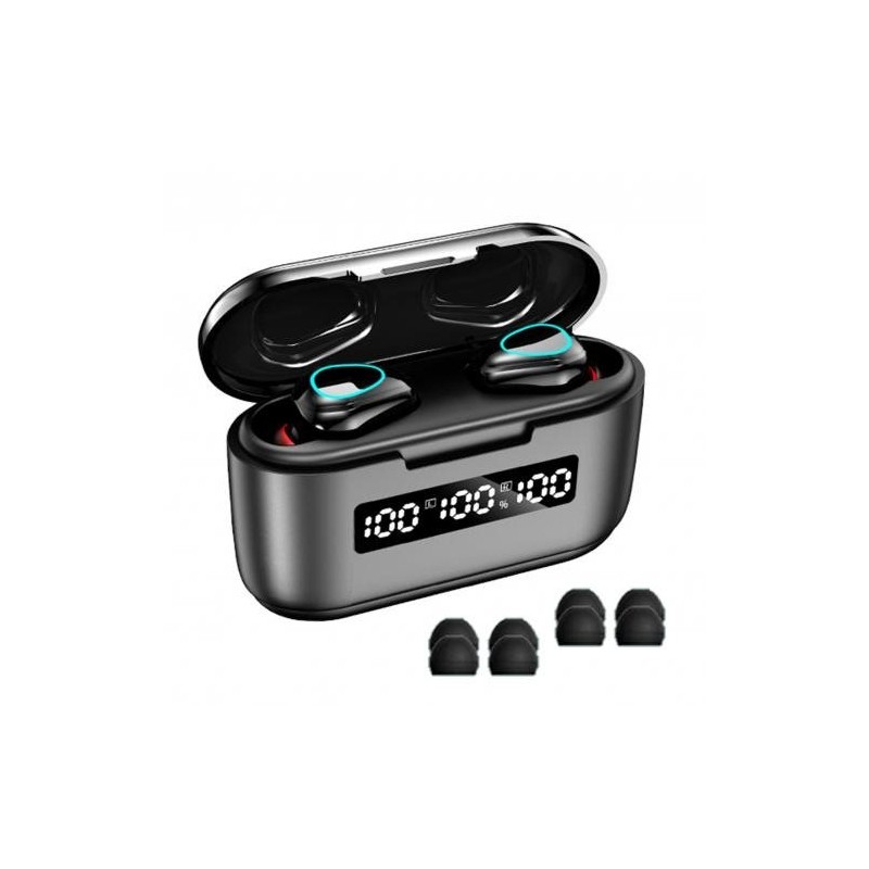 G40 TWS - Bluetooth hörlurar - 9D ljud - vattentäta hörlurar med mikrofon