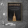Entreprenör - motivationscitat - affisch - dukväggsbild