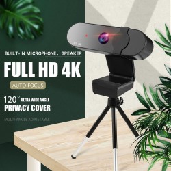 HD 4K 2K Webbkamera - 1080P - PC - dator - autofokus - USB - mikrofon