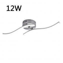 24W - 12W - 18W - AC85-265V - LED - takljus - lampa - modern krökt design