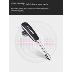 Mini - Bluetooth-öron - handsfree - läderhörlur med mikrofon - bulleravbokning