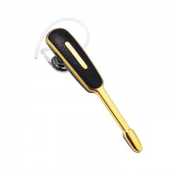 Mini - Bluetooth-öron - handsfree - läderhörlur med mikrofon - bulleravbokning