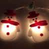String med snögubbar - LED julgran dekorativa lampor