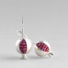 Gold / silver pomegranate - elegant earringsEarrings