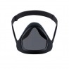 Transparent ansikte / munskydd - skyddande mask med öppen mun visir