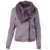 Retro gotisk stil - kort varm jacka - med zipper