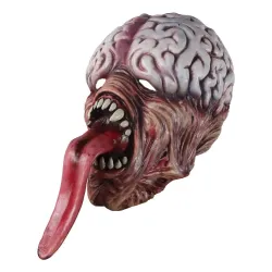 Biokemisk zombie mask - med lång tunga - latex - Halloween / maskerader