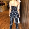 Sleeveless top & byxor - plaid set