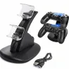 PS4 / Pro / Slim - controller laddning dock - stand - dubbla USB - LED