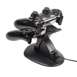 PS4 / Pro / Slim - controller laddning dock - stand - dubbla USB - LED