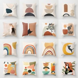 Tryckt abstrakt design Cushion cover - polyester - 40 * 40cm - 45 * 45cm