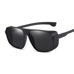 Retro / steampunk solglasögon - med sidosköldar - UV400 - unisex