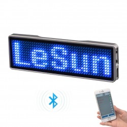 Digital LED-märke - insignia - programmerbar - rullande meddelandekort - Bluetooth