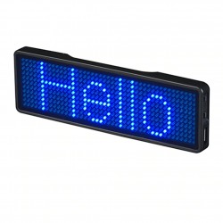 Digital LED badge - insignia - programmable - scrolling message board - BluetoothStage & events lighting