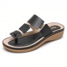 Böhmen stil sandaler - strand flip flops med metall dekoration