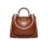 Ladies leather handbag set - with messenger bag and purse - 3pcs/set