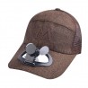 Baseball cap with electric fan - unisex
