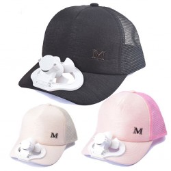 Baseball cap with electric fan - unisex