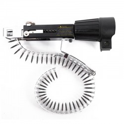 Automatisk spikpistol - med skruvkedja - adapter för elektrisk borr - fäste