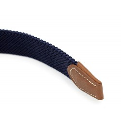 Braided bälte med metall spänne