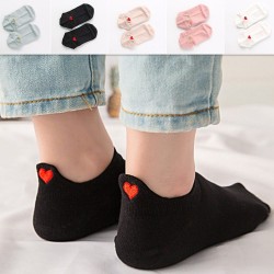 Short socks - ankle length - with a heart - unisexLingerie