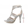 Sexy hollow pumps - high heel sandals - with an ankle strapPumps