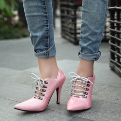 Lace-up high heel pumps - ankle lengthHigh heels
