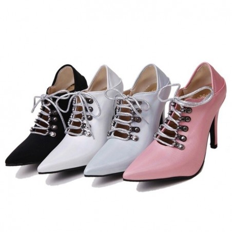 Lace-up high heel pumps - ankle lengthPumps