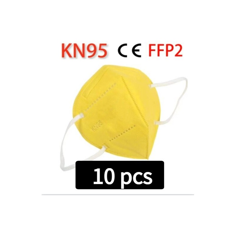 KN95 / FFP2 - protective mouth / face mask - five-layer - antibacterial - reusable - 10 - 100 piecesMouth masks