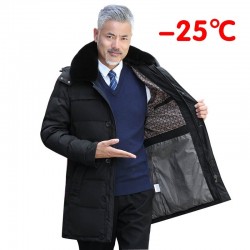 Winter thick jacket - with adjustable hood / collar