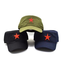 Baseball cap - arméhatt - med en röd stjärna