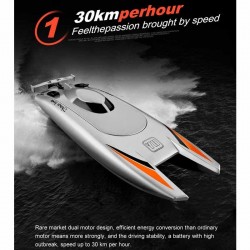 RC båt - 2.4G fjärrkontroll - hög hastighet
