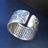 Vintage dragon ring - resizable - 990 sterling silverRings