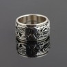 Ancient Chinese dragon ring - 925 sterling silver